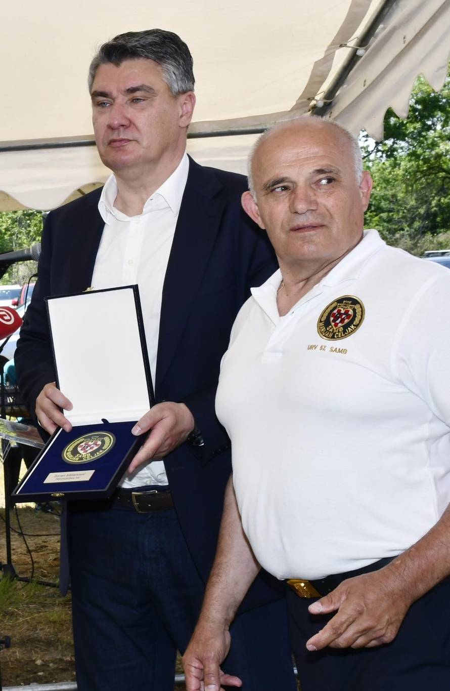 Sisak: Predsjednik na obljetnici ustrojavanja 57. Samostalnog bataljuna "Marijan Celjak“