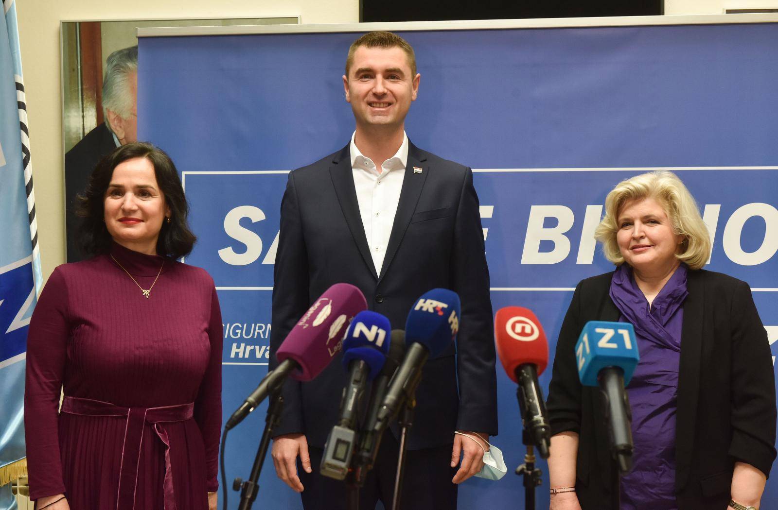 Zagreb: Davor Filipović predstavio kandidatkinje za svoje zamjenice