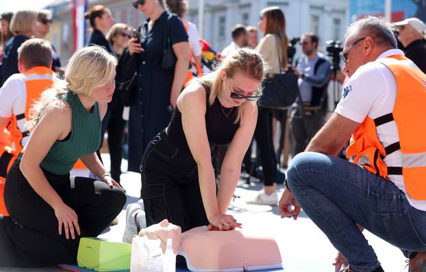 Zagreb: Javnozdravstvena akcija "Dan kada učimo spašavati živote"