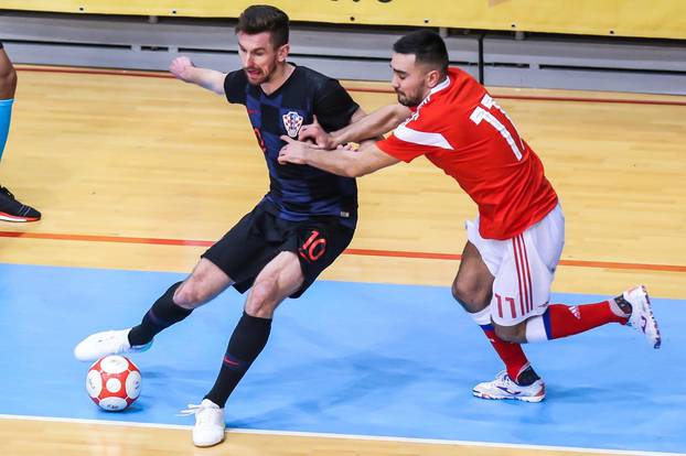 Osijek: Elitno kolo kvalifikacija za Svjetsko prvenstvo u futsalu, Rusija - Hrvatska