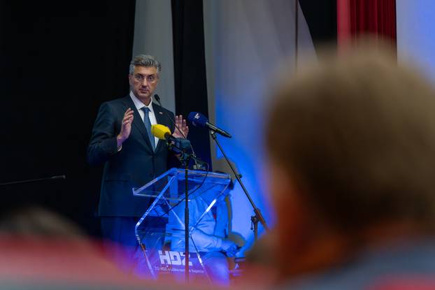 Gospić: Andrej Plenković na obilježavanju 36. obljetnice osnivanja HDZ-a u Ličko-senjskoj županiji