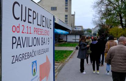 U Zagrebu u nedjelju cijepljenje samo na jednoj lokaciji - na Velesajmu: 'Danas nema gužvi'