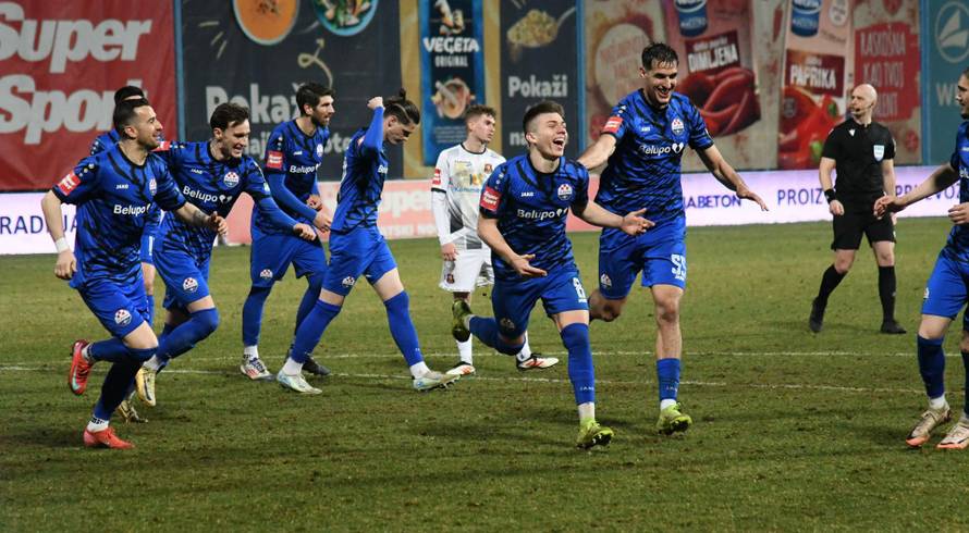 Koprivnica: Slaven Belupo i Gorica u četvrtfinalnoj utakmici Hrvatskog nogometnog kupa