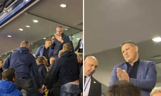 VIDEO Pogledajte incident na derbiju: Hajdukovci napadnuti u loži, spašavao ih Silvio Marić?!