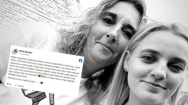 Potresno pismo kćeri ubijene žene u Sisku: Bila si mi mama i najbolja prijateljica. Moj heroj