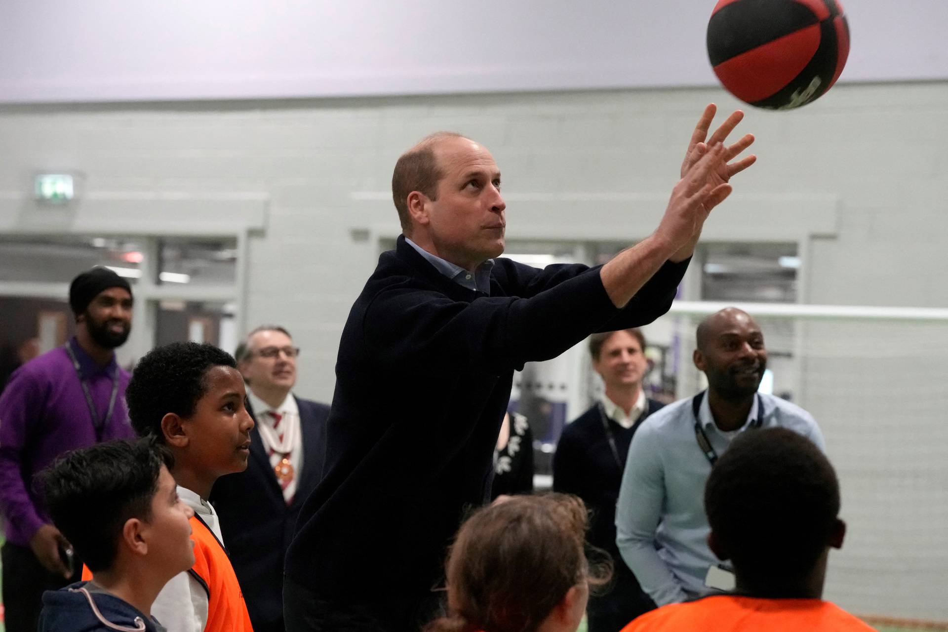 Prince William visits the new OnSide Youth Zone