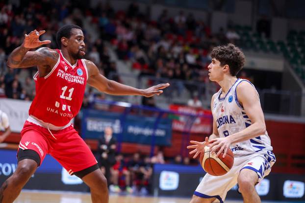 Zagreb: Susret Cibone i Pallacanestro Reggiana u 6. kolu FIBA Europa kupa