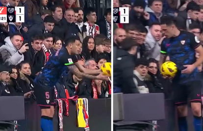 VIDEO Igraču Seville navijač je stavio prst u stražnjicu: 'Nadam se da će to kazniti kao rasizam'