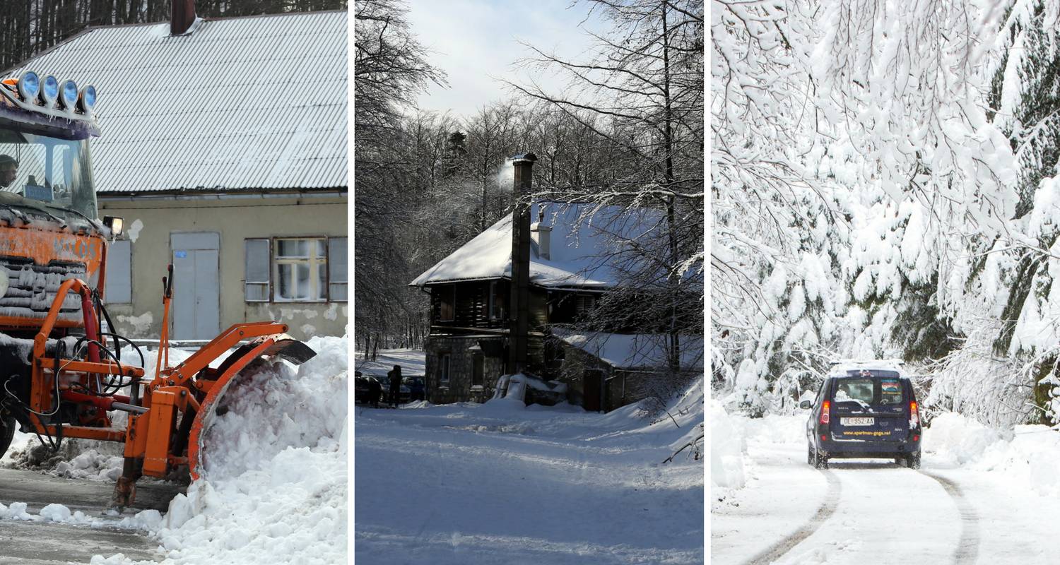 Najgore je u gorskoj Hrvatskoj: Snijeg lako može urušiti i kuće