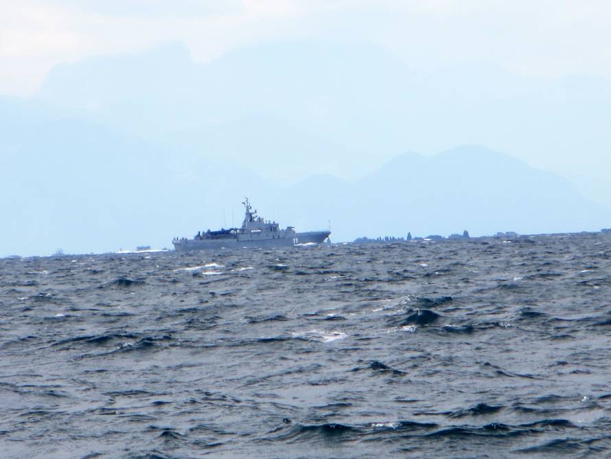 Slovenska topovnjača Triglav plovila kroz Savudrijsku valu