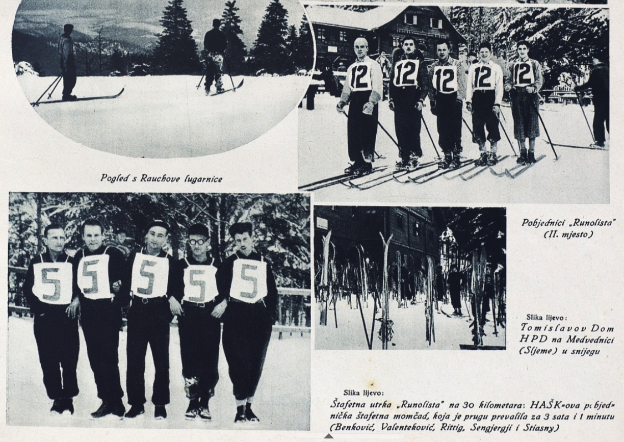 Sljeme, skijaška natjecanja 1931.
