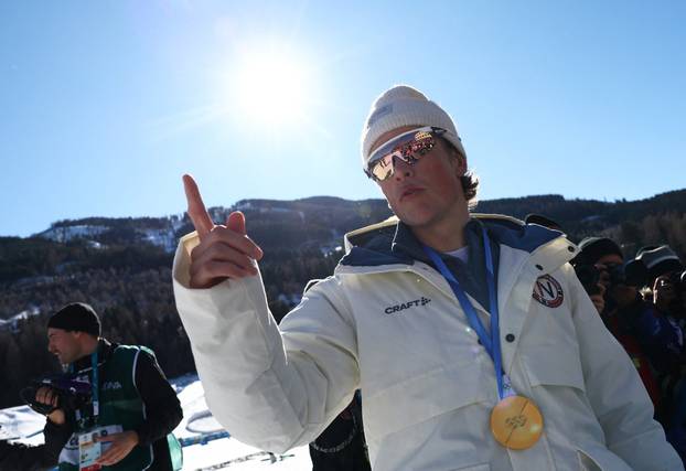 Cross-Country Skiing - Men's 4 x 7.5km Relay Victory Ceremony