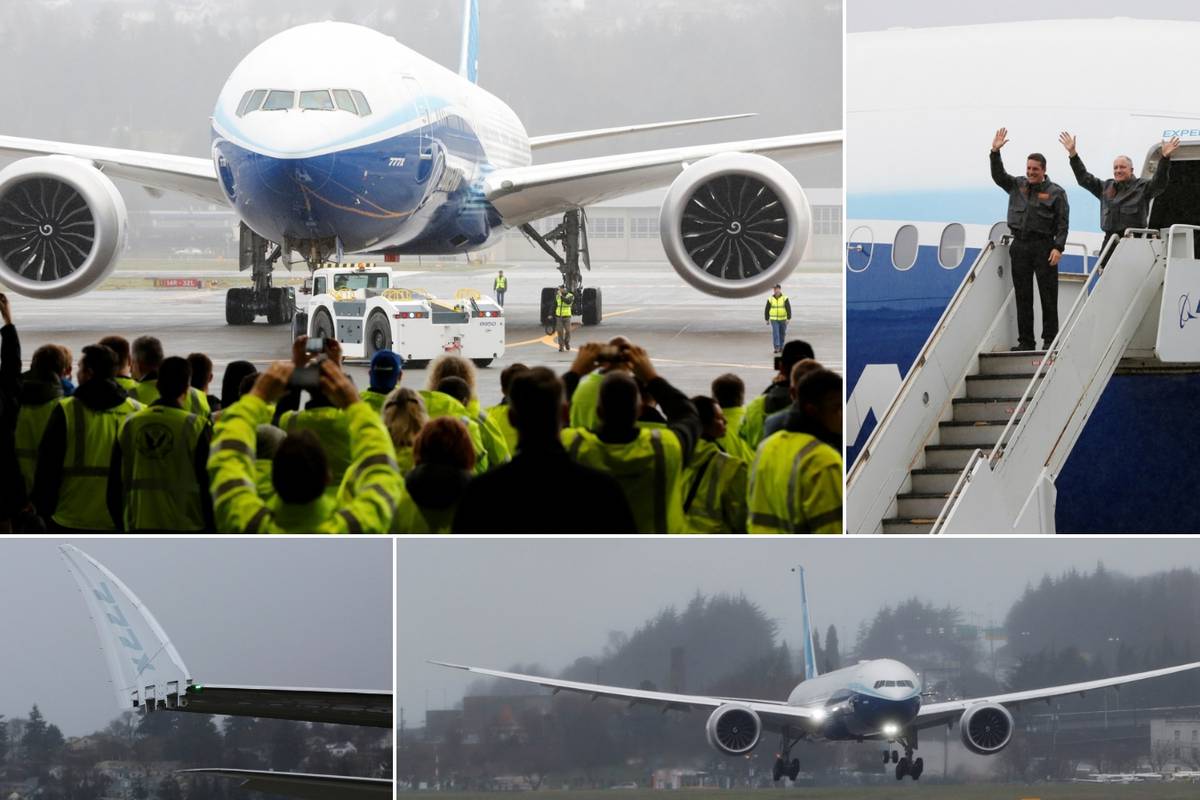 Vozit će 425 putnika: Boeing 777X na prvom probnom letu