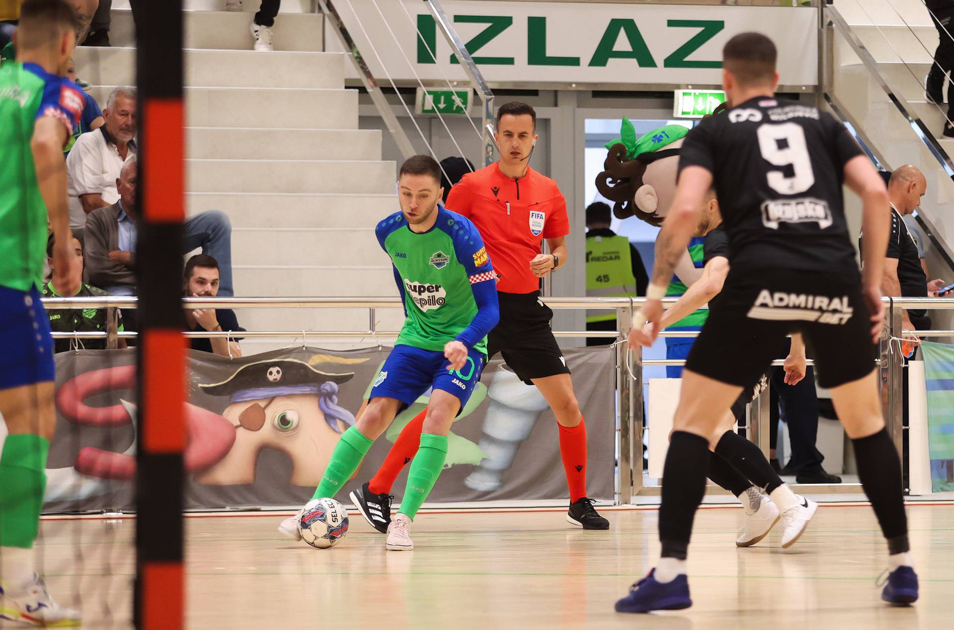 Omiš: 4. utakmica finala HMNL između Futsal Dinama i Olmissuma