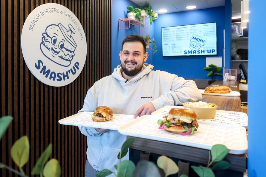 Zagreb: Burger bar Smash Up na Borongaju