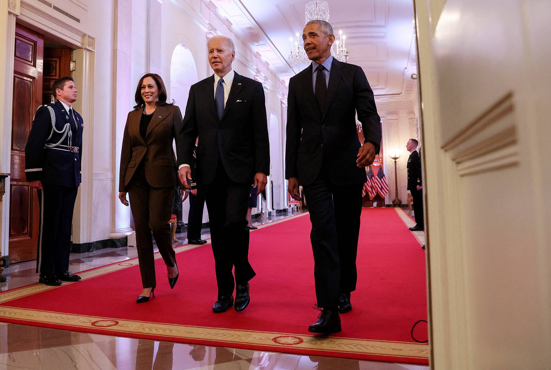 U.S. President Joe Biden speaks about Affordable Care Act and Medicaid at the White House in Washington