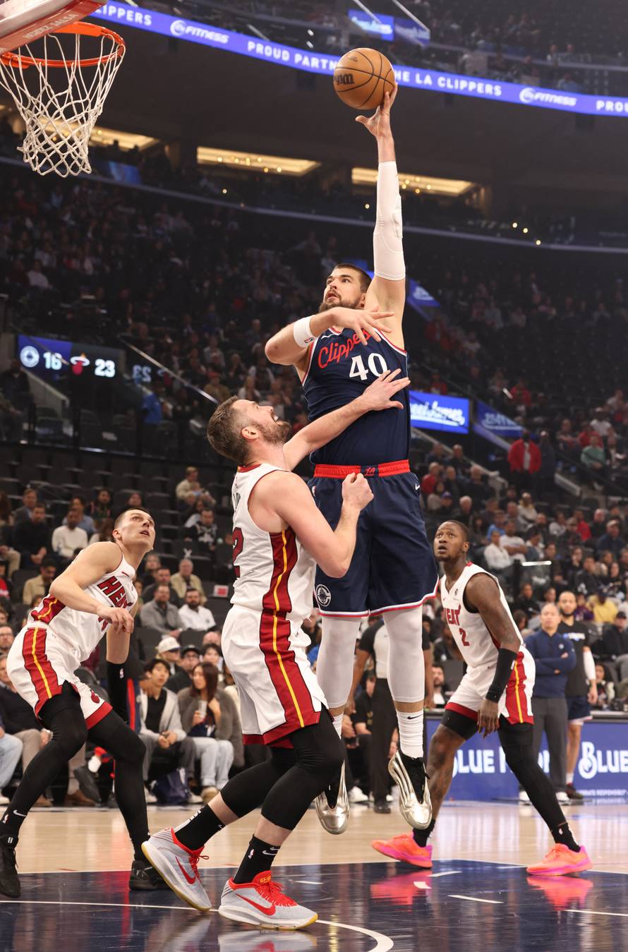 NBA: Miami Heat at Los Angeles Clippers