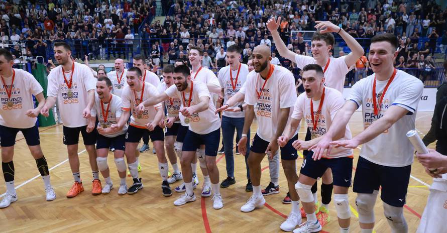 Osijek: Odbojkaši MOK Murse osvojili prvenstvo Hrvatske