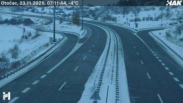 HAK: Snijeg ne pada, autoceste su očišćene. Upozorenje za ove dijelove Hrvatske