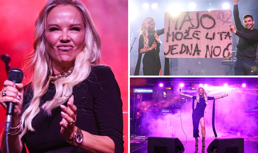 Maji Šuput donijeli transparent na podij: Može li ta jedna noć?; Mnogi se zapitali gdje je Šime