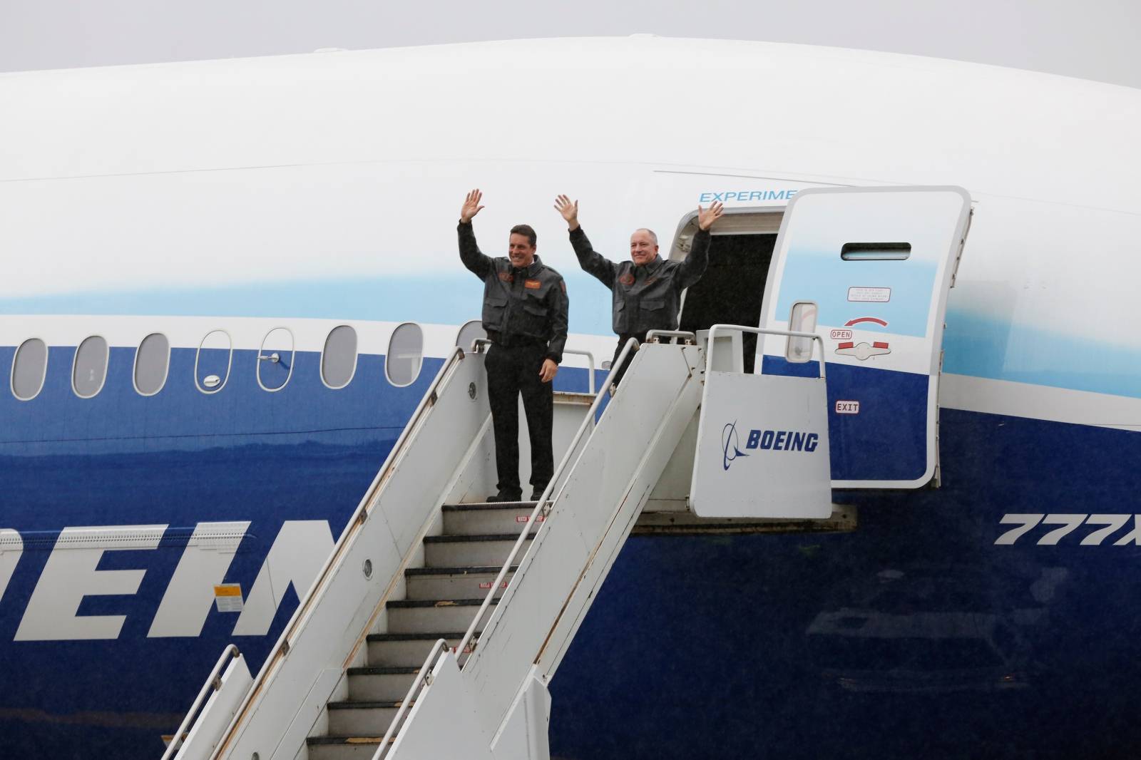 Boeing stages the first flight of its 777X plane in Seattle