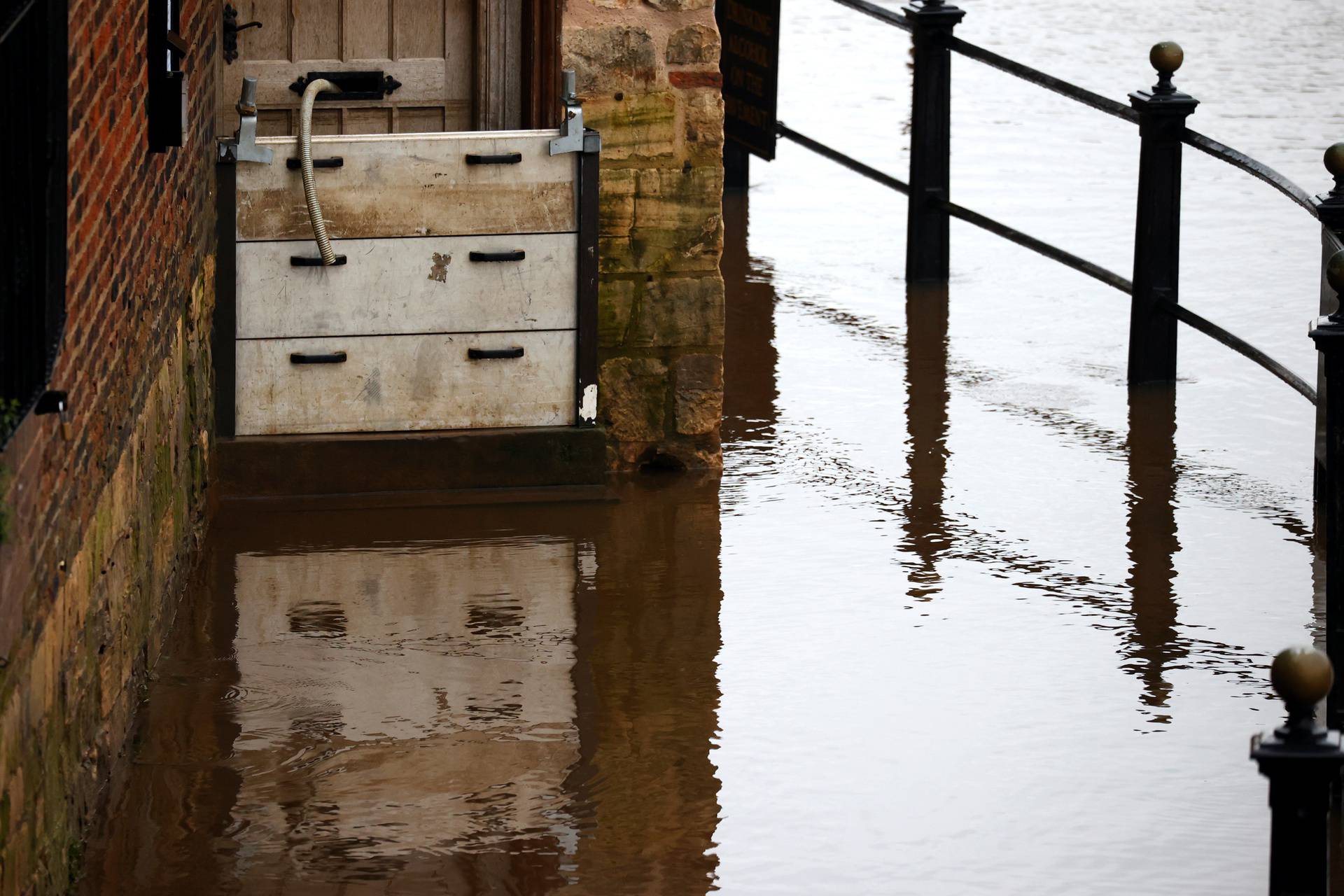 Arrival of Storm Christoph in York