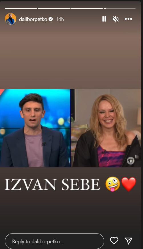 VIDEO Dalibor Petko završio u australskoj emisiji zahvaljujući Kylie Minogue: 'Van sebe sam'