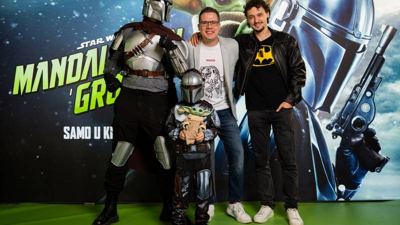 FOTO Naši slavni vole Star Wars filmove! Evo tko je sve bio na premijeri 'Mandalorian i Grogu'