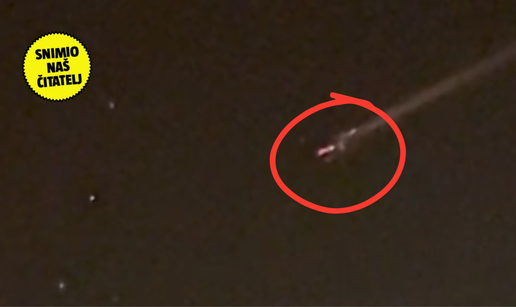 VIDEO Leti, leti.. ma što je ovo na nebu? Astronom: 'Raspala se raketa ili satelit u atmosferi'