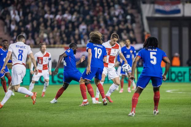 Prva utakmica &ccaron;etvrtfinala UEFA Lige nacija izme&dstrok;u Hrvatske i Francuske