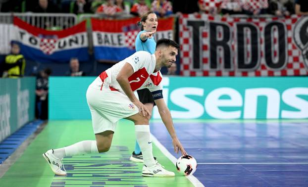 Susret Hrvatske i Španjolske u polufinalu Europskog prvenstva u futsalu