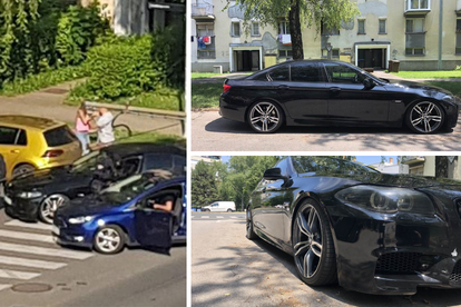 Auto osumnjičenog ima oznake Sindikata policije RH i HOS-a