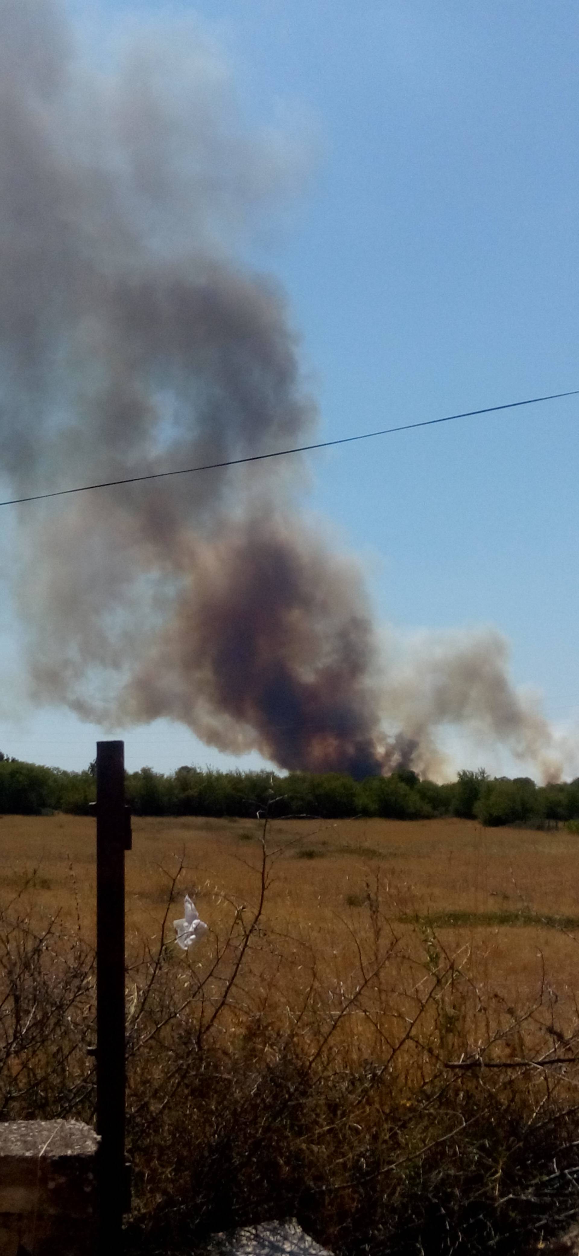 Požar u blizini Kistanja se širi: Gašenje otežava jak vjetar
