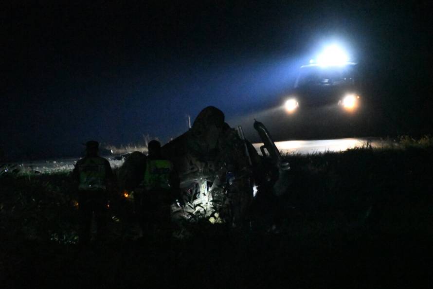 Prizori strave kod Križevaca: Izletjeli s ceste, tri mladića poginula u smrskanom Audiju