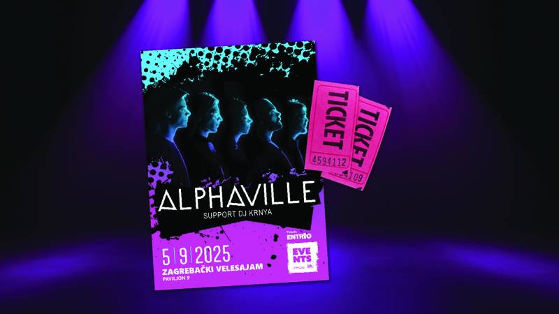 SMS natječaj za pretplatnike "Osvoji karte za koncert Alphavillea"
