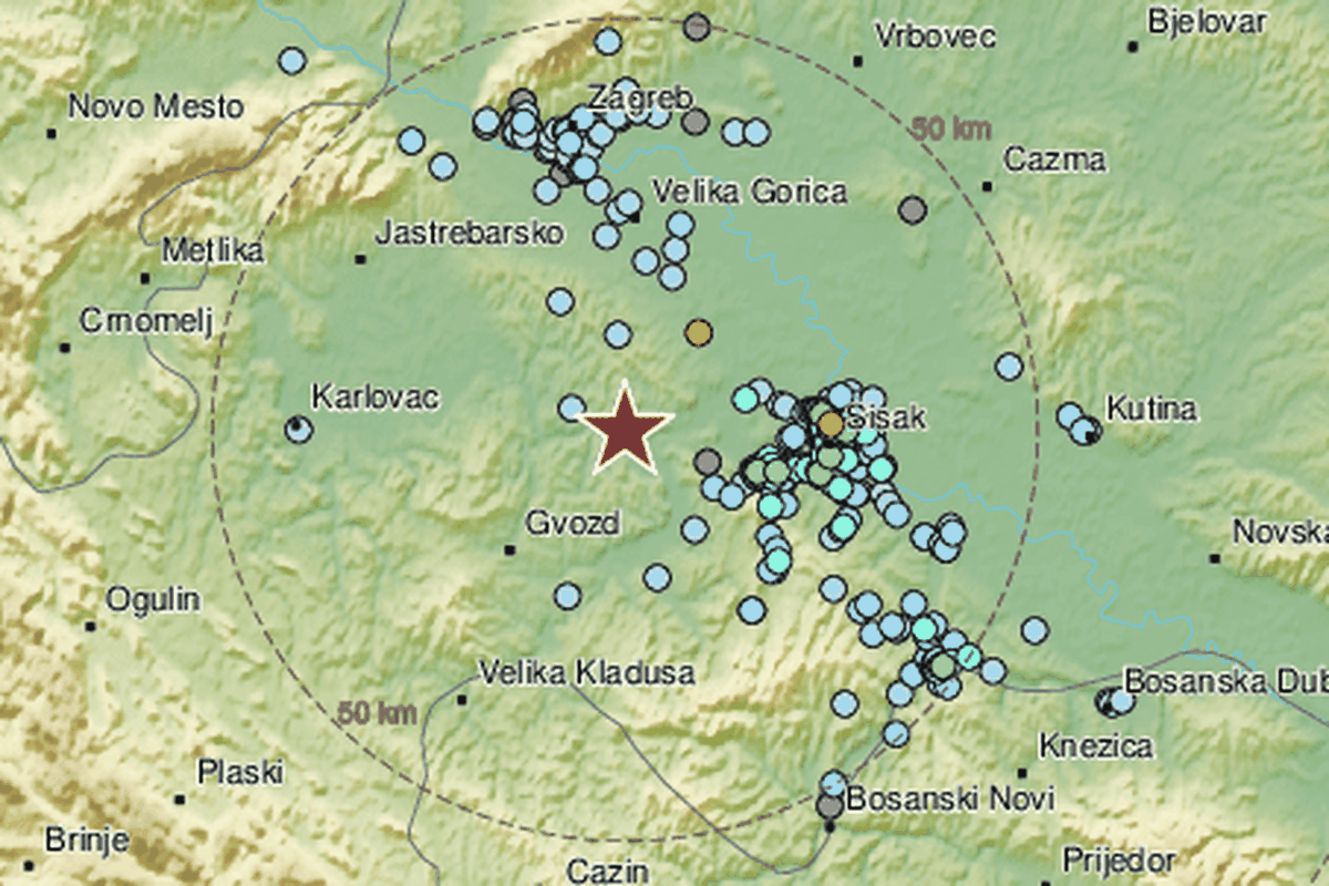 Novi potres od 3 Richtera kod Gline: 'Čulo se kao eksplozija'