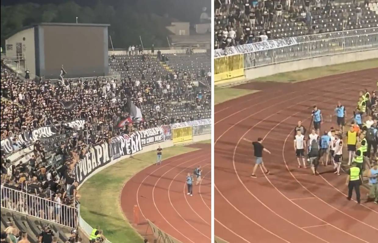 Sulude scene: Grobari postrojili igrače Partizana nakon poraza, skinuli im dresove i vrijeđali ih