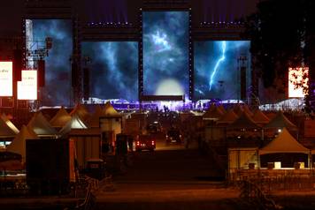 Zagreb: Generalna proba uo&ccaron;i koncerta Marka Perkovi&cacute;a Thompsona