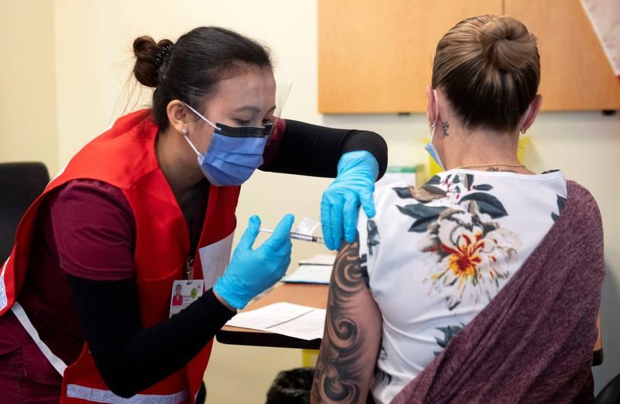 First COVID-19 vaccinations at Civic Hospital in Ottawa