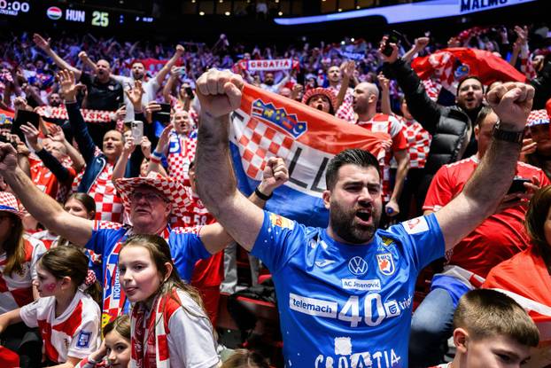 2026 European Handball Championship, Day 14, Croatia - Hungary, Malmö, Sweden - 28 Jan 2026