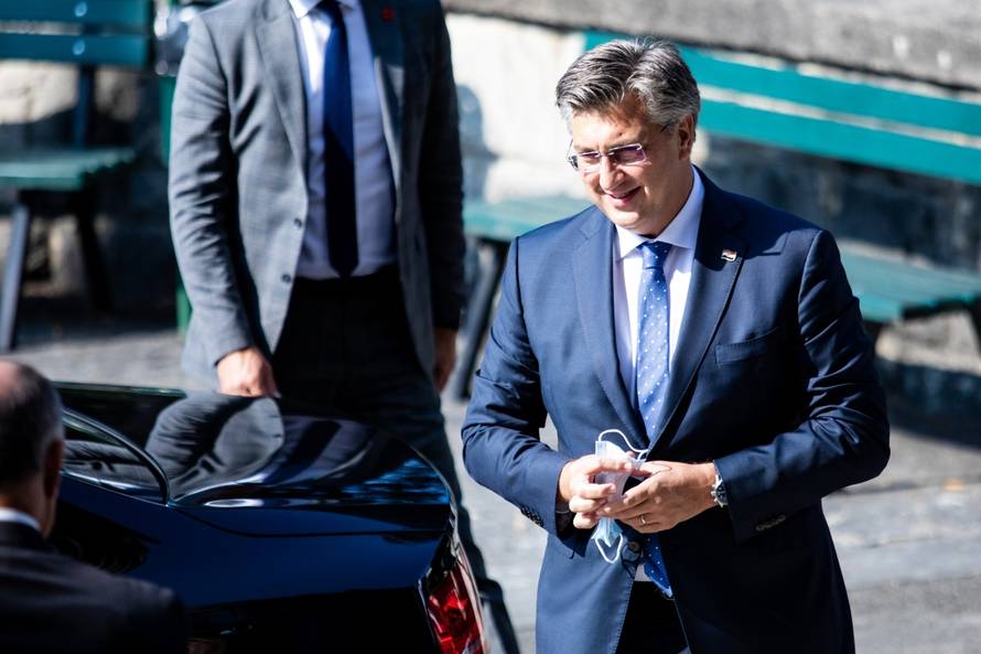 Andrej Plenković u Splitu se sastao s lokalnim čelnicima