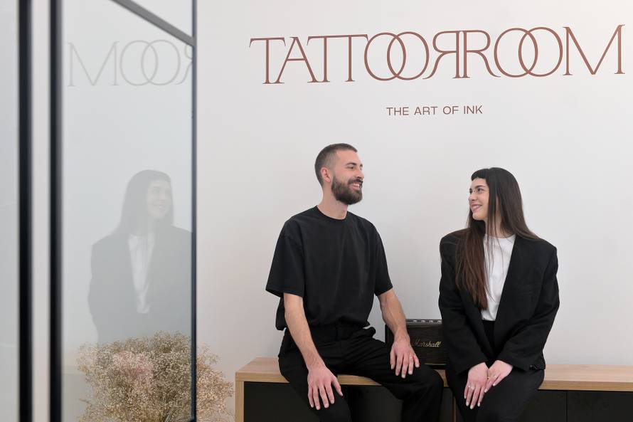 Zagreb: Ivan i Matea Leš, vlasnici zagrebačkog tattoo studija Tattoorroom