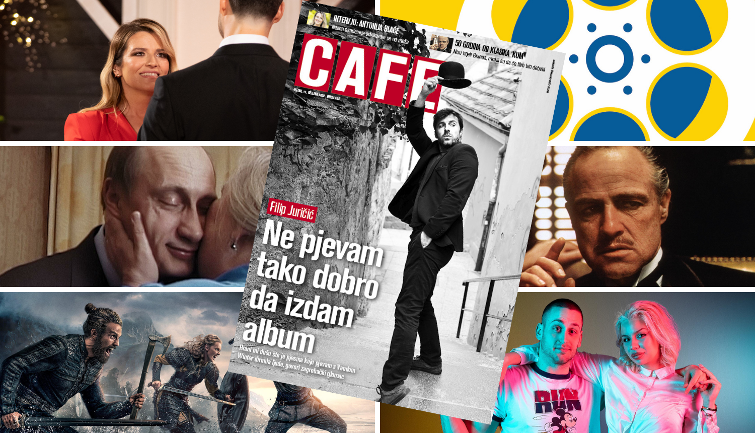 U petak novi Cafe: Intervju s Filipom Juričićem i Antonijom Blaće, a 'Kum' slavi 50 godina