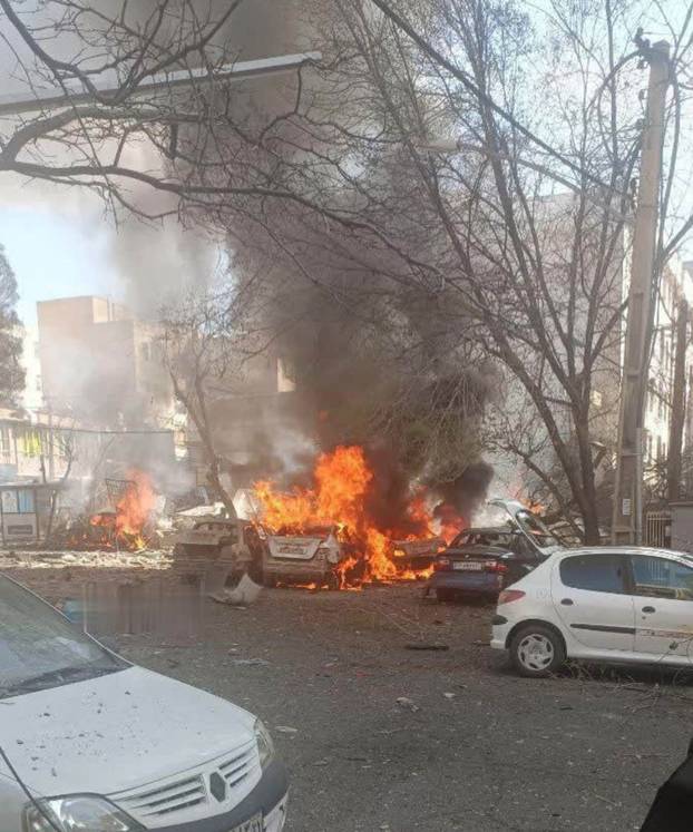 Civilians Injured and Vehicles Ablaze as US and Israel Launch Strikes on Iran - 28 Feb 2026