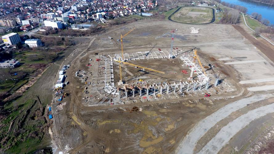 Tko će dočekati? Novi stadion Osijeka nazire se iz zraka...