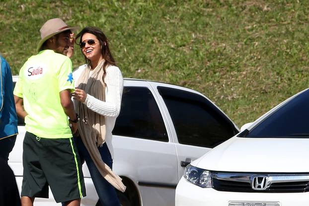 Brazil national football team trains in Teresopolis