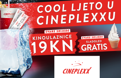 Ljeto u Cineplexxu uz sladoled na dar u Vašem omiljenom kinu