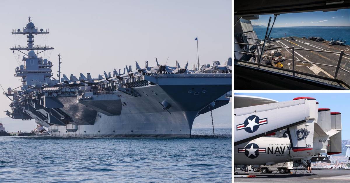 SAD prema Izraelu šalje najveći nosač, ovog ljeta bio je u Splitu SAD prema Izraelu šalje najveći nosač, ovog ljeta bio je u Splitu