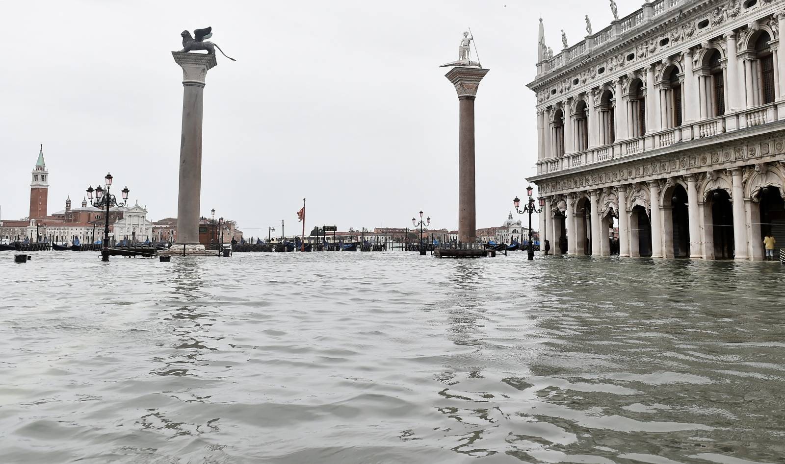 Flooding in the lagoon city of Venice