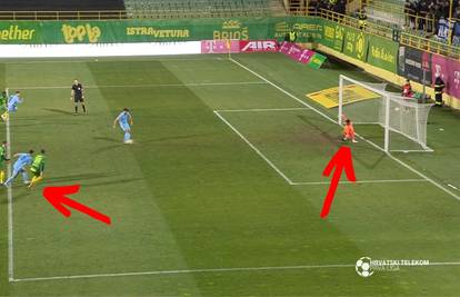 Igrač Istre prerano je utrčao, a golman bio ispred linije. Zašto onda sudac nije ponovio penal?